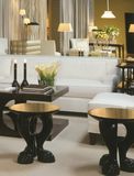 Wooden Round Coffee Table Modern Furniture0290
