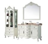 Antique Design Oak Wood Bathroom Cabinet Sw-63019