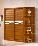 Padauk Wood 2 Sliding Door Wardrobe Fashion Bedroom Wardrobe