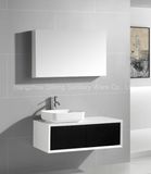 Black Painting Cabinet in PVC for Bathroom
