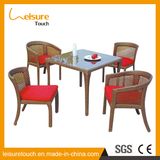 European Restoring Ancient Ways Cafes Garden Drawing Room Furniture Rattan Sofa Chair and Table Set