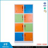 China Supplier 8 Door Metal Lockers Storage Cabinets / Steel School Locker