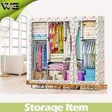High Capacity Printing Cheap Hanging Canvas Storage Wardrobe