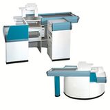 2017 Supermarket Checkout Counter Cash Register Desk Cash Counter Desk for Sale