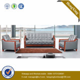 Modern Office Furniture Genuine Leather Couch Office Sofa (HX-CF001)