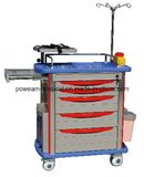 Hospital Room Medical Furniture High Quality Medical Emergency Trolley (ET-6)