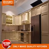 Customized China Kitchen Cabinet Factory Shaker Panel Solid Wood Kitchen Cabinets