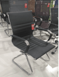MID-Back Fixed Leather Computer Office Director Stackable Chair