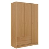 3 Doors 2 Drawers Wardrobe