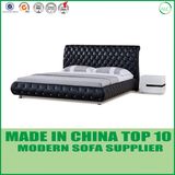 Modern Leather King Size Bed for Bedroom Furniture