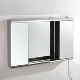 Customized Design Hotel Bath Furniture Double with LED Light