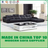 American Style Living Room Leather Corner Sofa