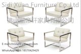 Modern Living Room Furniture Hotel Bedroom PU Sofa (1 seater)