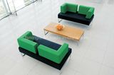 Upholstered Office Leisure Furniture French Fabric Sofa