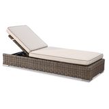 Outdoor Wicker Chaise Lounge