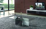 Rectangle Tempered Glass Coffee Table Glass Living Room Furniture (CJ-096A)