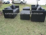 Outdoor Rattan with Cushion Combination Coversation Garden Sofa Set Furniture