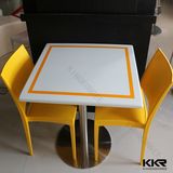 High Quality Artificial Stone Restaurant Food Tables (170626)