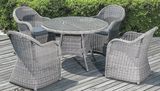 2016 Antique Furniture Vines Outdoor Cane Rattan Chair Set