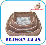 Soft Velvet Cheap Dog Cat Pet Bed (WY1010118A/C)