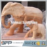 Natural Granite/Marble Carved Stone Animal Sculpture for Garden/Outdoor Decoration