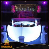 Hotel Restaurant Round Table LED Bar Counter (H019)