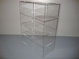 Acrylic Lucite Countertop Display Case Showcase Box Cabinet 12