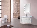 Waterproof PVC Bathroom Cabinet with Mirror