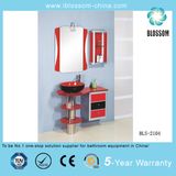 Round Glass Basin/Glass Washing Basin with Mirror (BLS-2104)