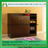 White Wood Shoe Cabinet