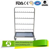 China Products Economic Stainless Steel Hospital Treatment Hospital Trolley