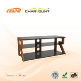 High Quality MDF & Tempered Glass LCD TV Stand Design Home Furniture (CT-FTVS-CM104)