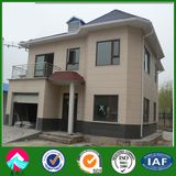 Prefabricated Steel Frame House Villa with Nature Stone Painting