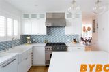 Classical Elegant Wood Lacquer Modular Kitchen Cabinet (BY-L-83)