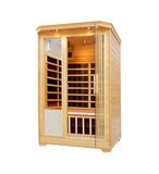 Far Infrared 2 Person Indoor Sauna Rooms Control Panel