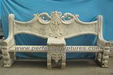 Carved Stone Marble Garden Chair for Garden Decoration (QTC028)