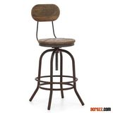 Modern Designer Metal Steel Furniture Twin Peaks Bar Stool
