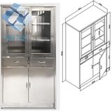 Stainless Steel Dental Cabinet/ Metal Hospital Furniture