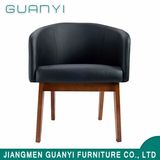 Leather Material Upholster Black Dining Room Chair