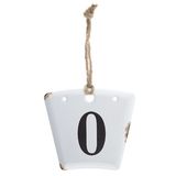 White Metal Letter Number Wall Decor Craft