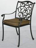 Garden Aluminum Cast Dining Chair for Ptio and Outdoor Backyard