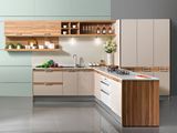 Small Simple Design Wood Kitchen Cabinet