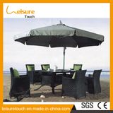 Outdoor Hand-Woven PE Rattan Simple Black Garden Furniture