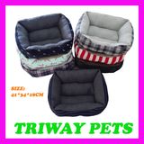 Comfort Velvet Dog Cat Pet Bed (WY1010127A/C)