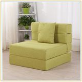 Tri-Fold Foam Folding Mattress and Sofa Bed for Guests 195*120cm