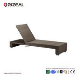 Outdoor Adjustable Rattan Beach Lounger Oz-Or059