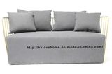 Leisure Coffee Living Furniture Metal Wire Chair Triple Sofa