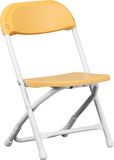 Lightweight Cheap Plastic Foldable Chair with Steel Leg