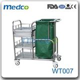 Hospital Stainless Steel/ Linen Cleaning Trolley