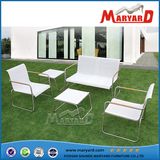 Stainless Steel + Sling Textile Material Garden Sofa Set